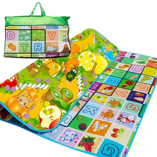 200cm x180 play mat sided - play,